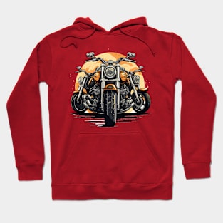 Dirt Bike Illustration Hoodie